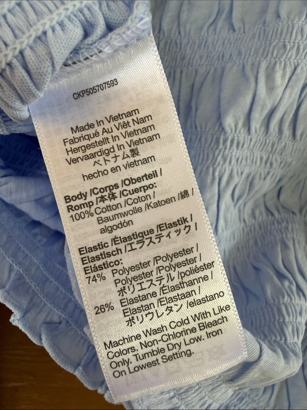 Madewell light blue